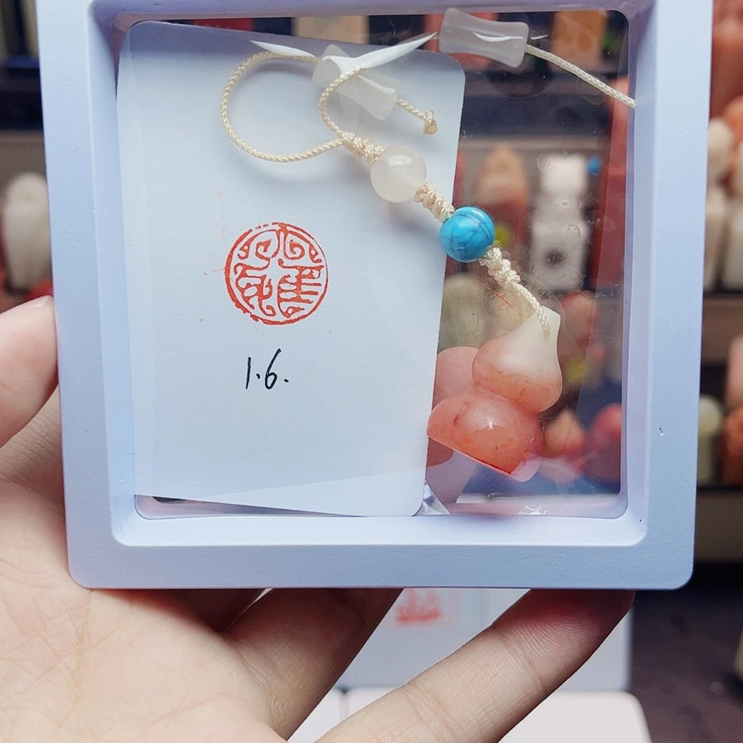 寿山石印石1.6大雅（鸟虫篆）精品老挝 手工篆刻