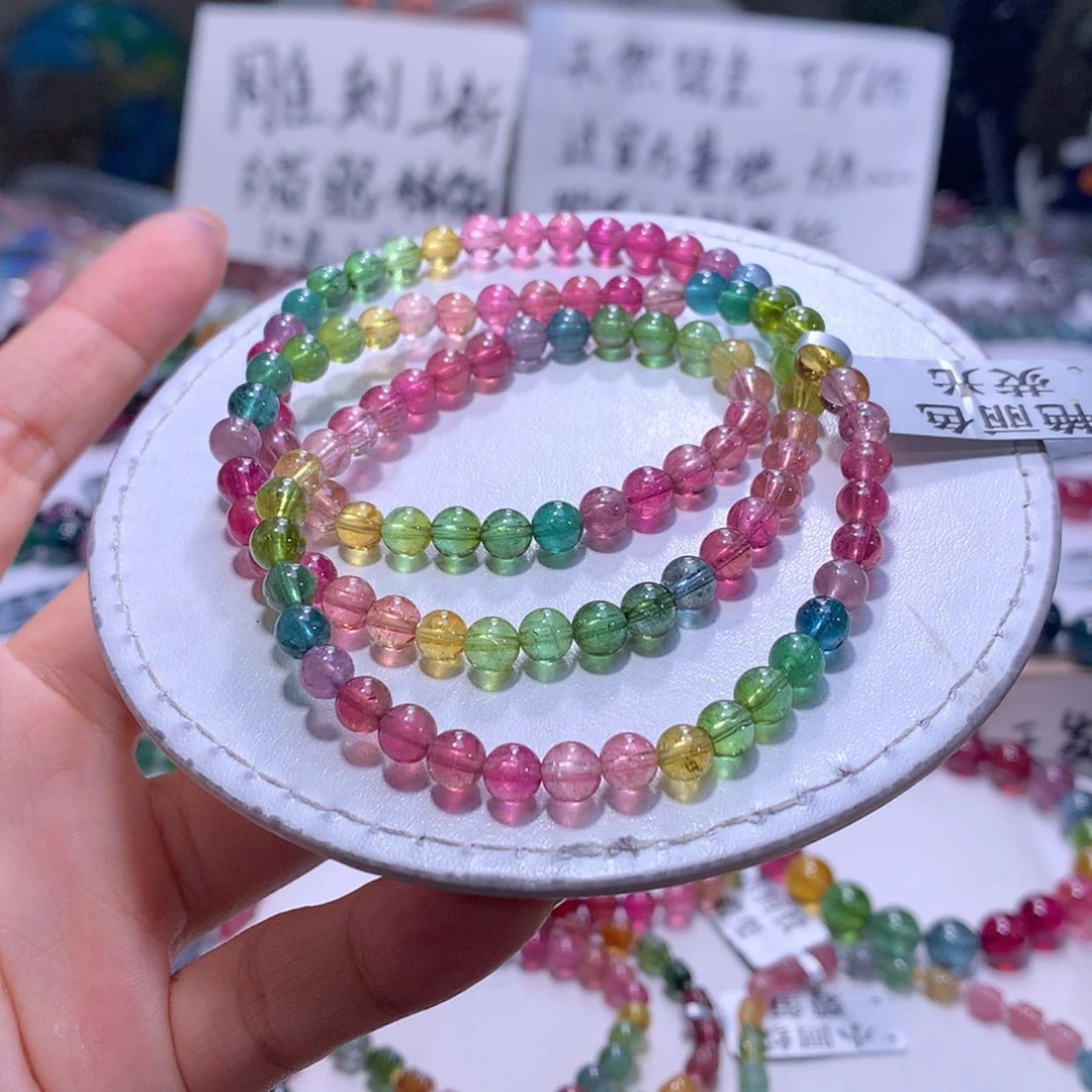 【闪购商品】未镶嵌手串碧玺5.3m