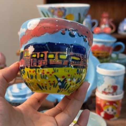 炉景德镇釉下手绘陶瓷