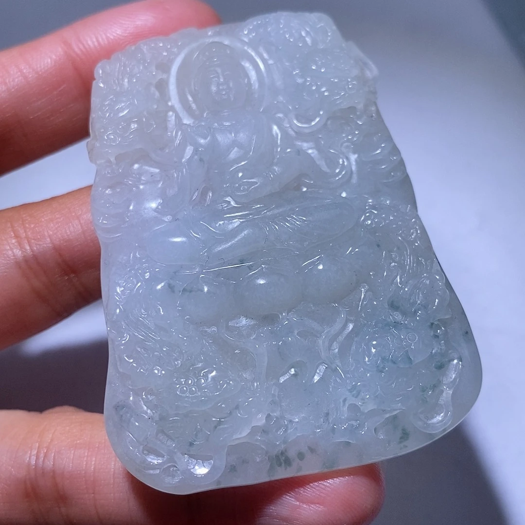 定制翡翠未镶嵌吊坠