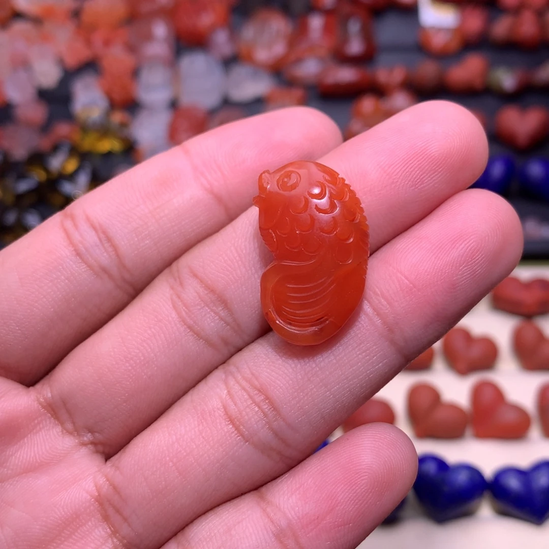 未镶嵌南红玛瑙珠宝半成品