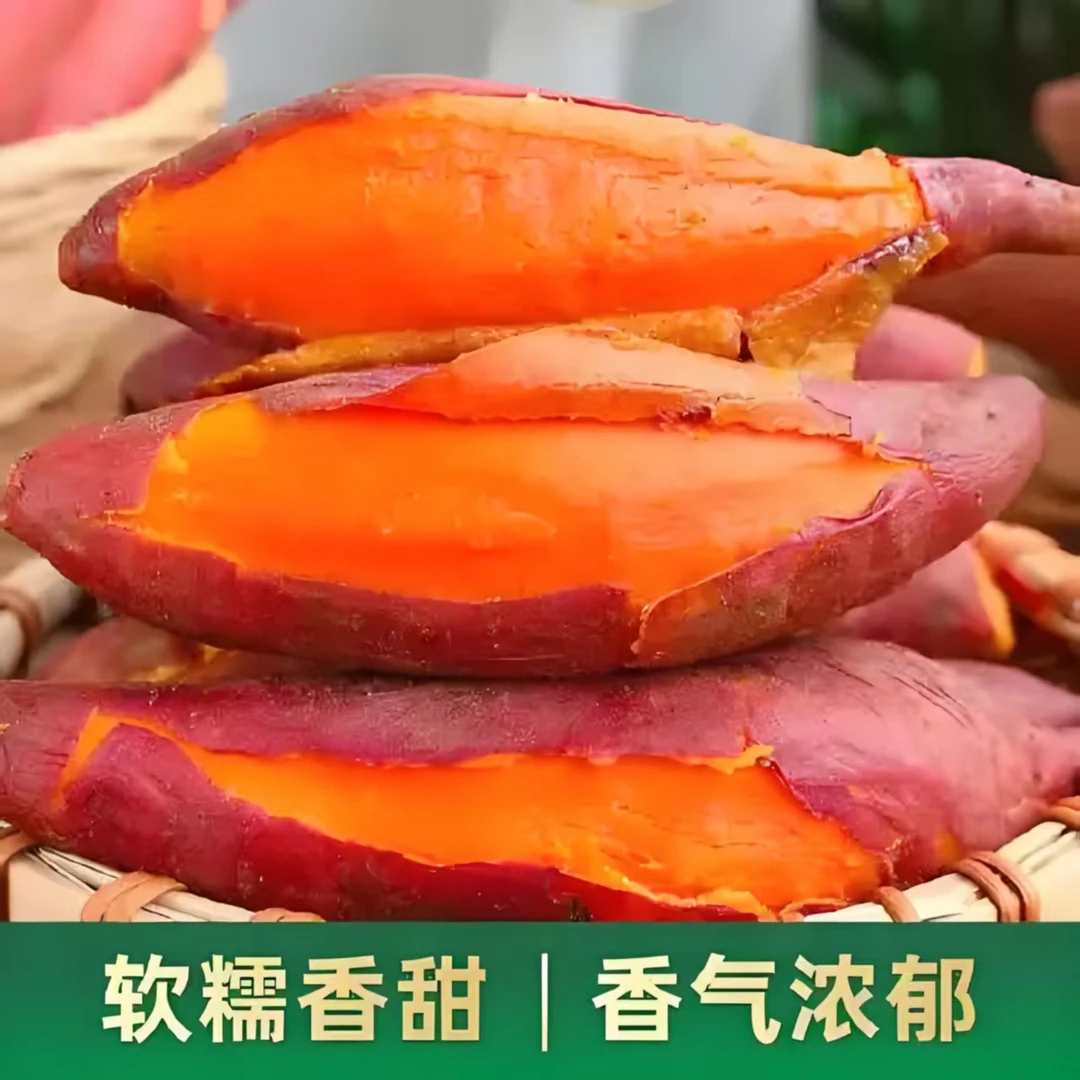 正宗红心糖心蜜薯新鲜现挖软糯香甜烤地瓜农家菜