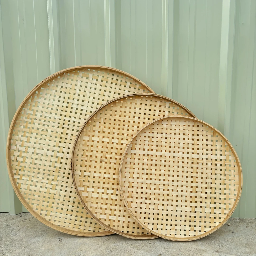 竹黄大孔0.8厘左右（42+50+60）家用可晾晒簸箕