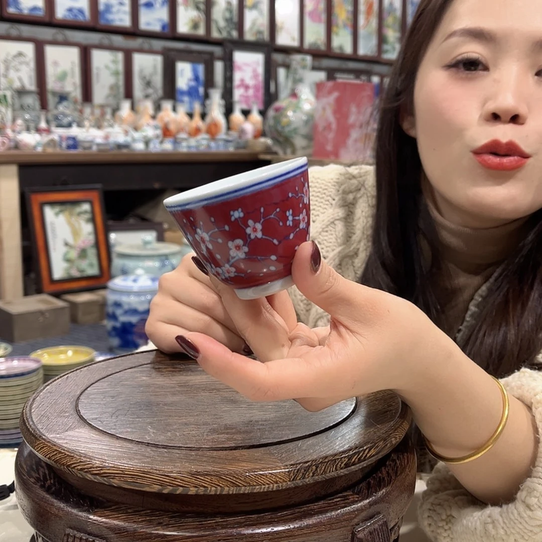 摆件陶瓷//////景德镇陶瓷瓷器。杯。