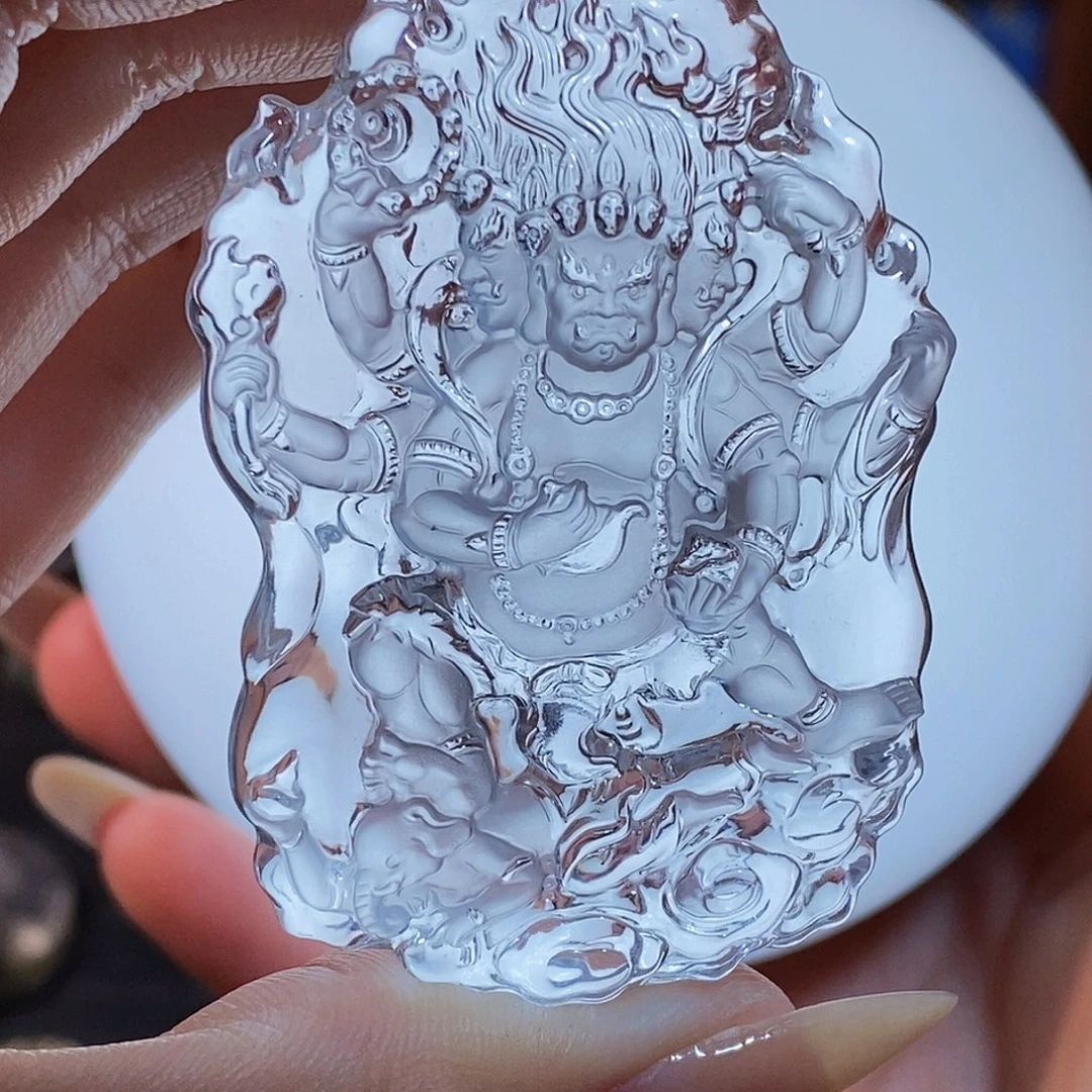 文***文颈饰水晶未镶嵌吊坠