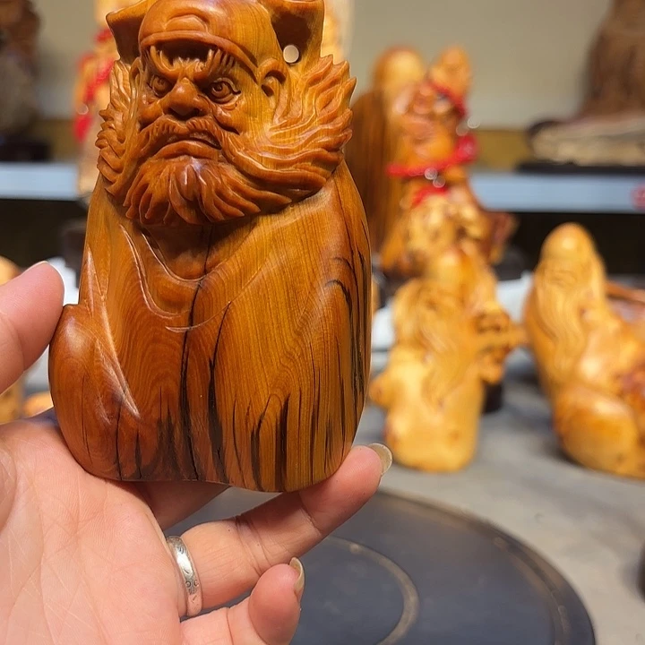 柏木太行崖柏钟馗