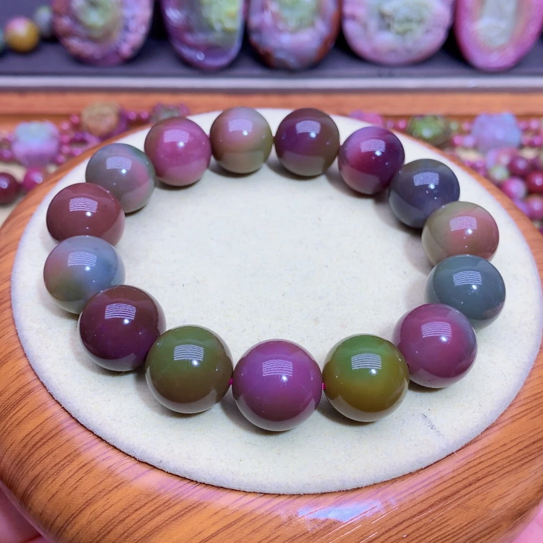 玛瑙未镶嵌手链盐源