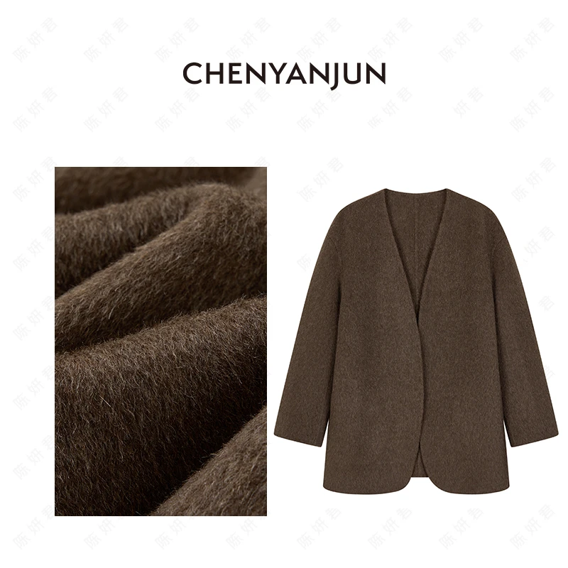 【极简风牦牛绒西服外套】CHENYANJUN CYJ01-JJ232-FH833