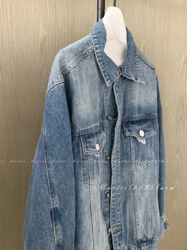 Uniiii/25Ss 宽松显瘦百搭牛仔外套