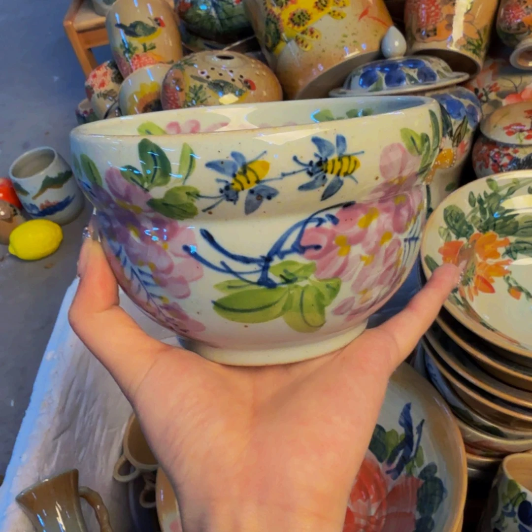 瓷片景德镇陶瓷手工手绘