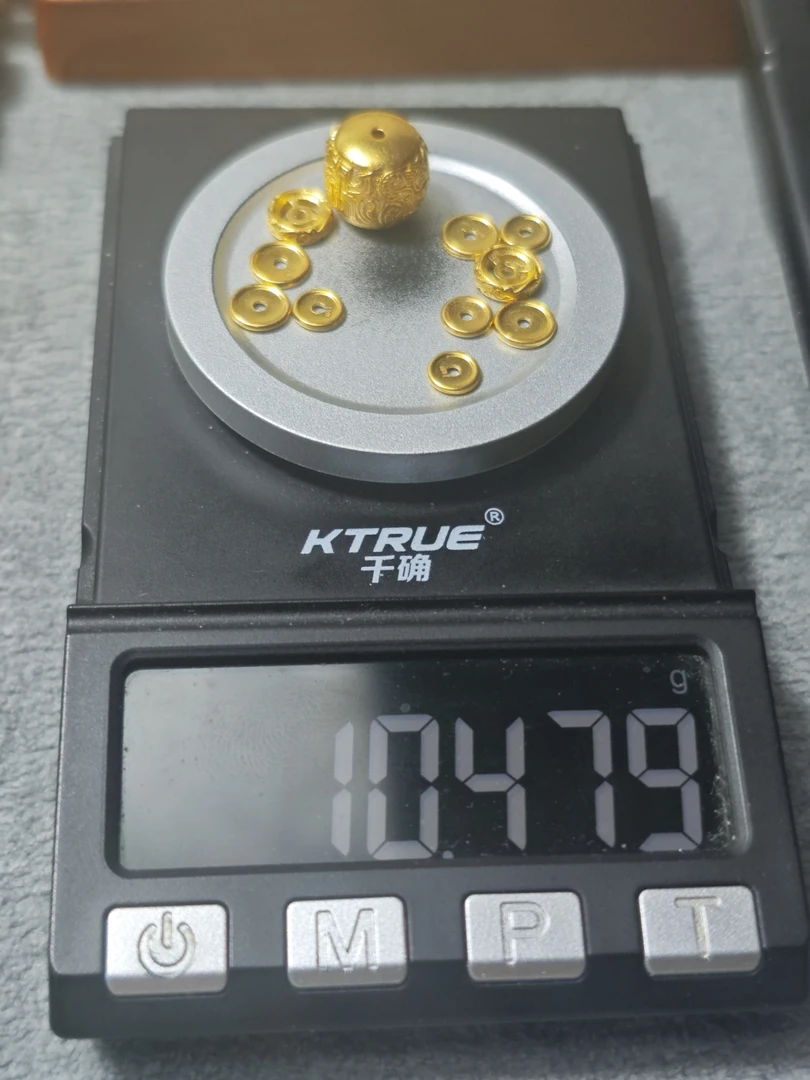 足金999黄金文玩配饰