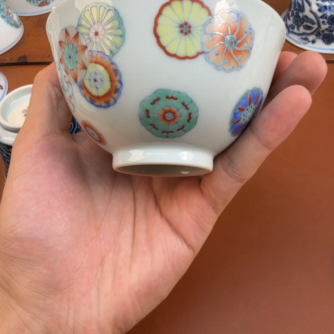 ****寶摆件景德镇瓷器手工手绘