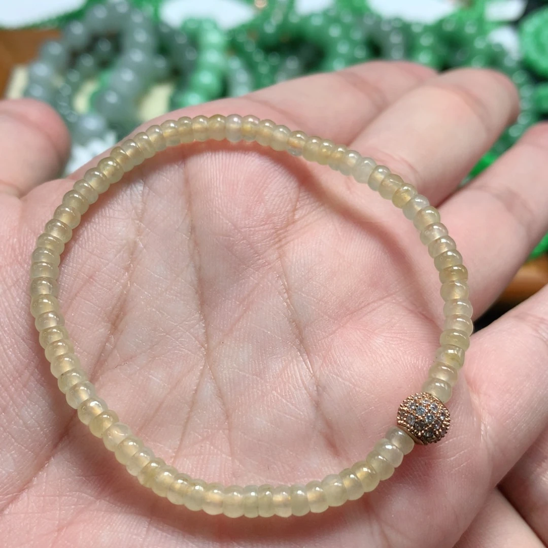 未镶嵌手链翡翠翡翠