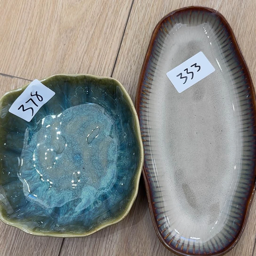 瓷片各一个，。