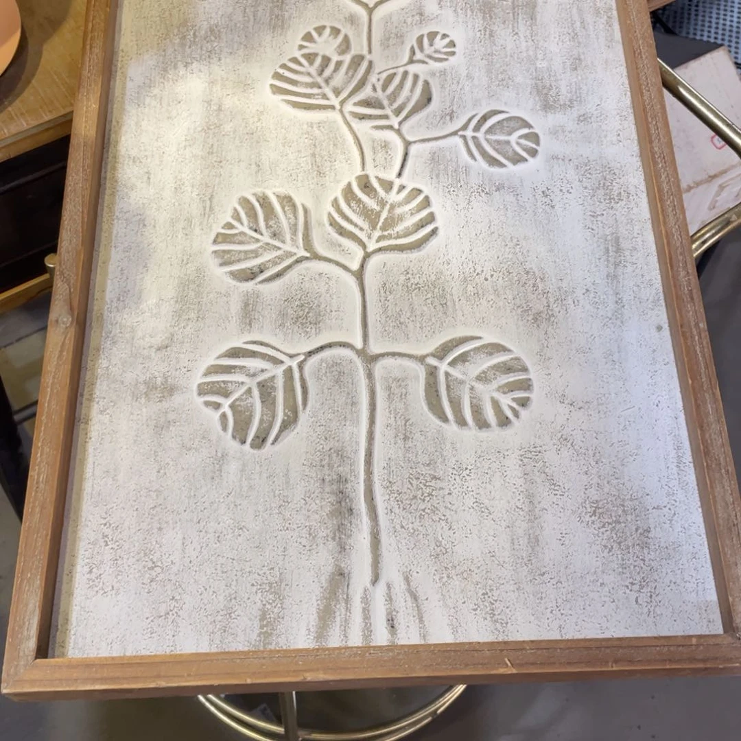 木释*木框叶子画S038