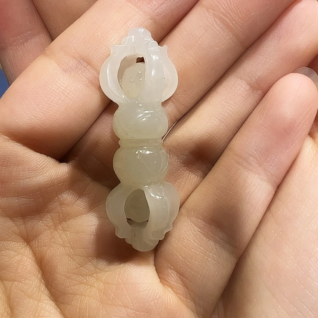 欲***都白玉菩提吊坠吊坠