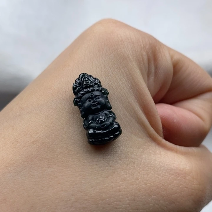 【闪购商品】翡翠颈饰未镶嵌宝宝佛