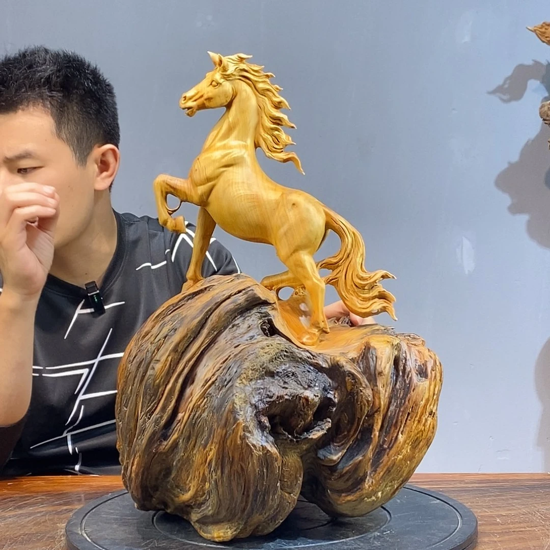 柏木木雕工艺品作品