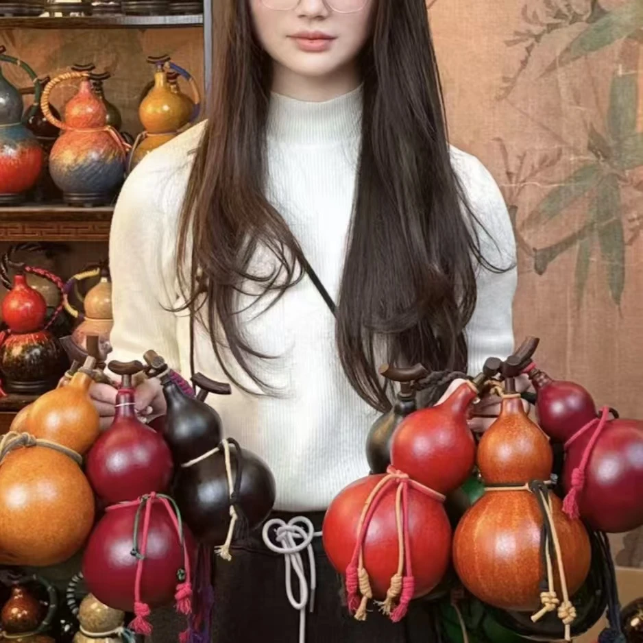 【福袋】-大漆酒葫芦一只-随缘发