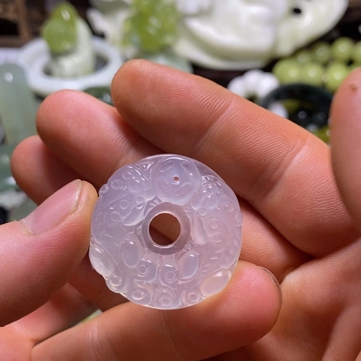 岫玉未镶嵌岫玉挂件