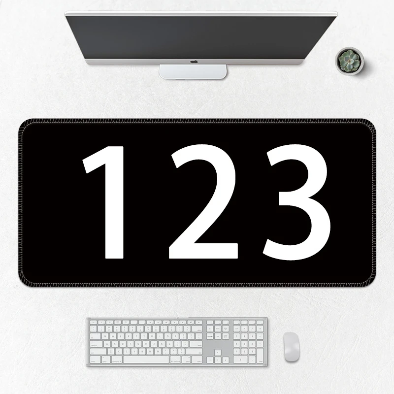 北游专属【123号】动漫鼠标垫超大号办公电脑桌垫游戏电竞加厚锁边