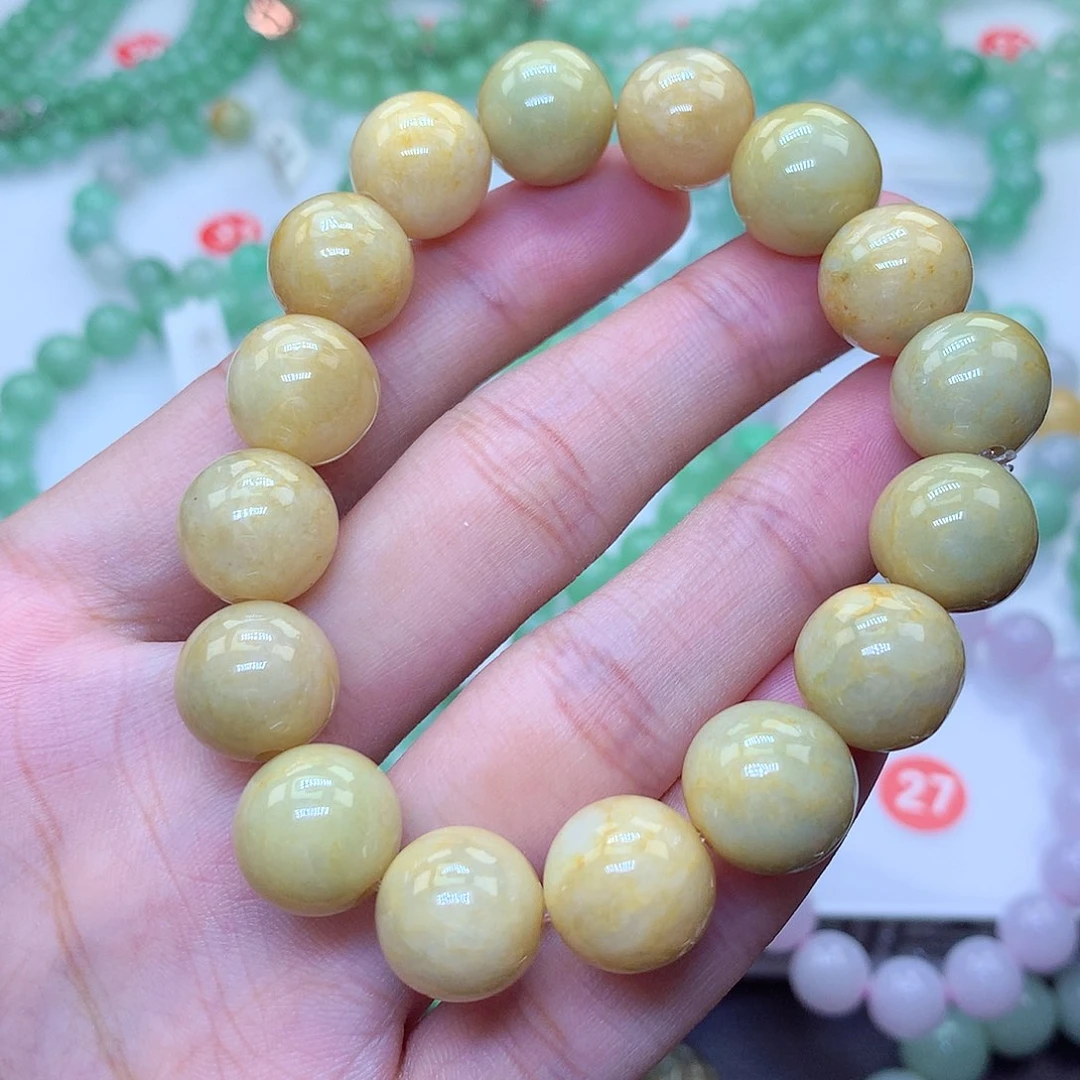 翡翠未镶嵌毛衣链