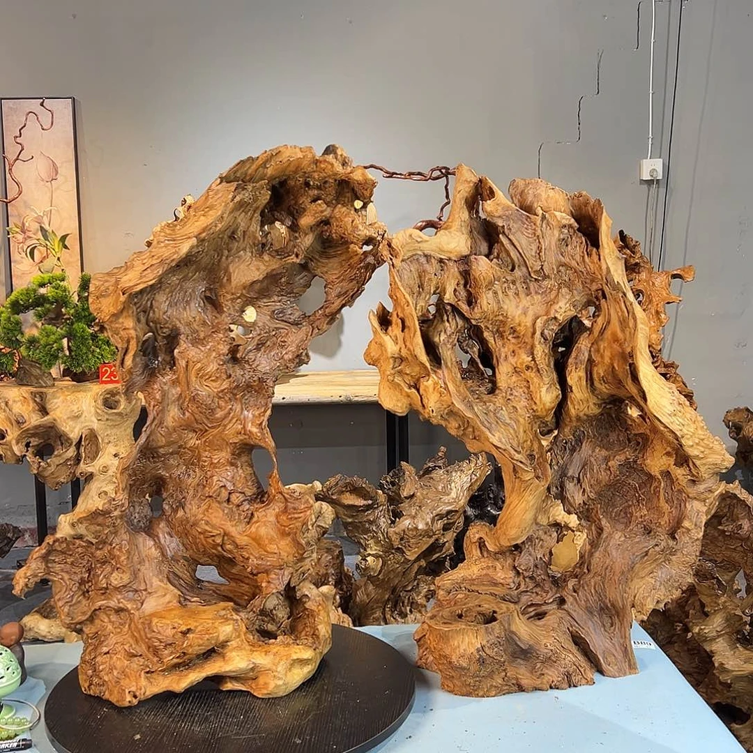 烟***眼香榧木根雕摆件22222222