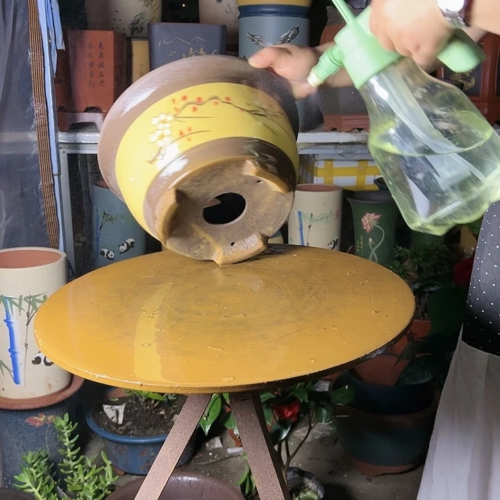 黄富贵点彩大花盆