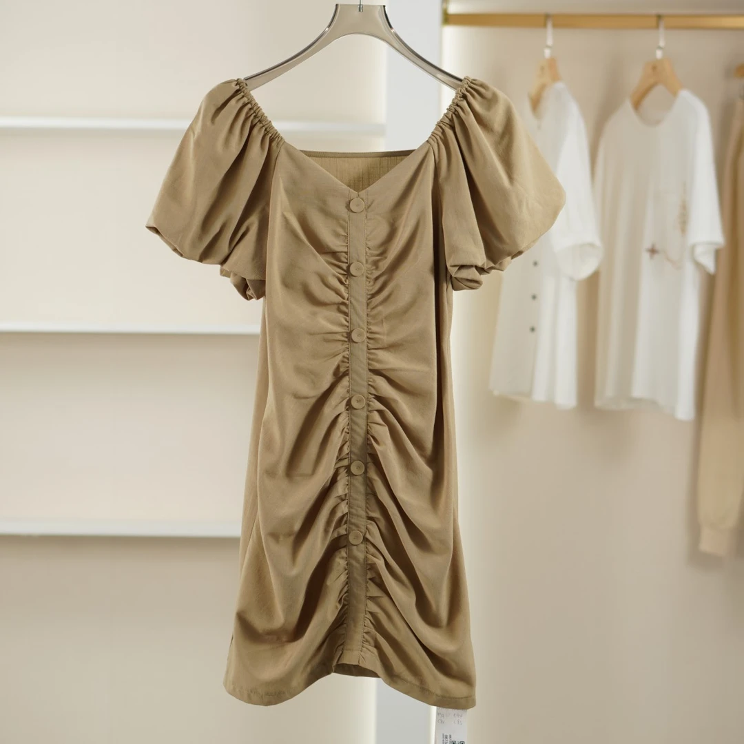 麦迪尚品【Miss-O】50421463 夏季修身显瘦连衣裙专柜撤柜女装