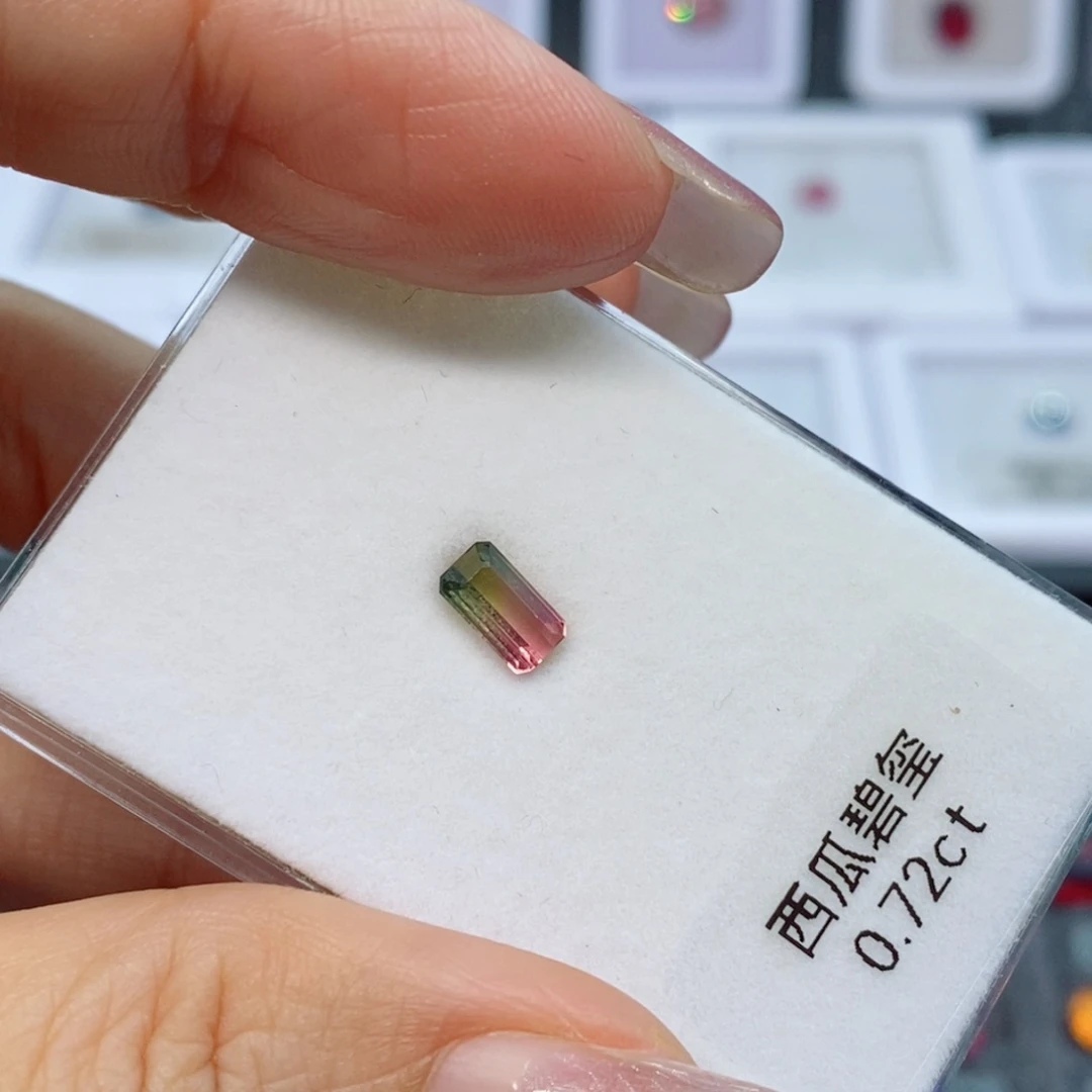 未镶嵌裸石碧玺西瓜碧玺72分