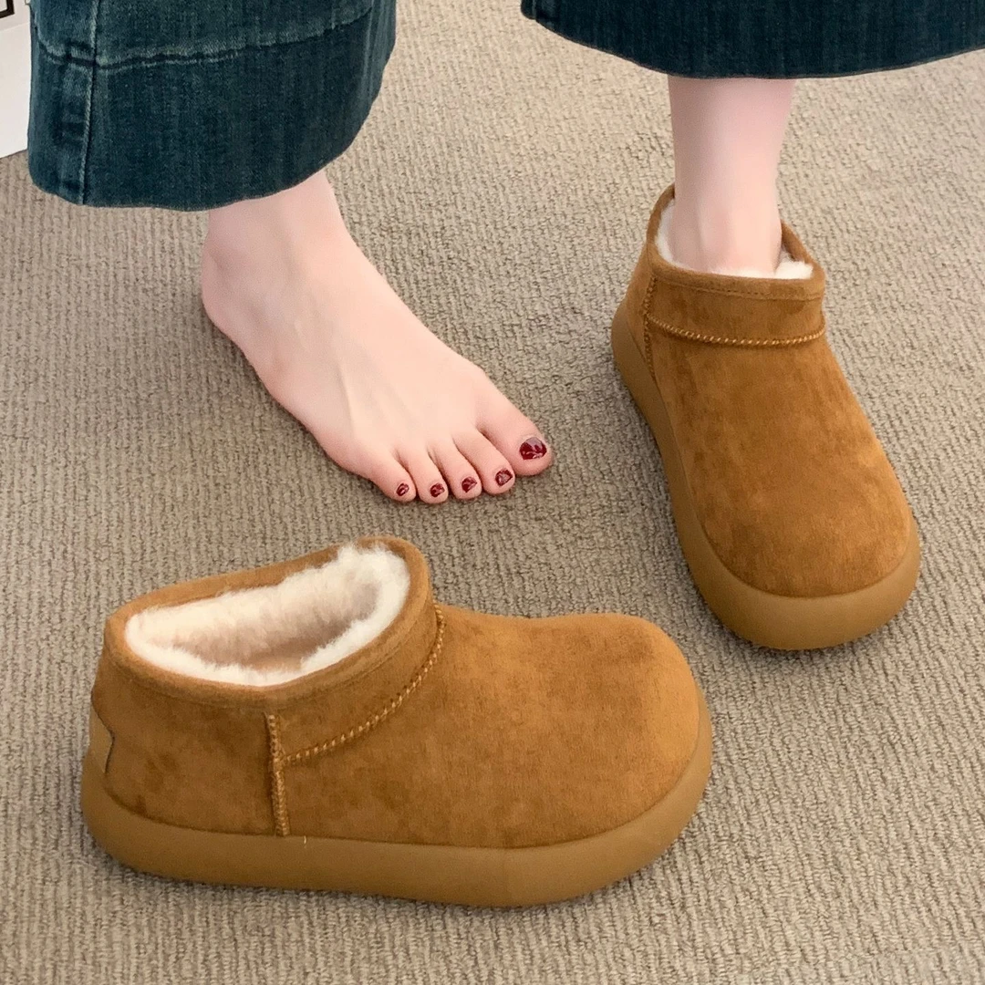 833短靴小个子韩版厚底雪地靴时尚雪地靴时尚鞋子加绒