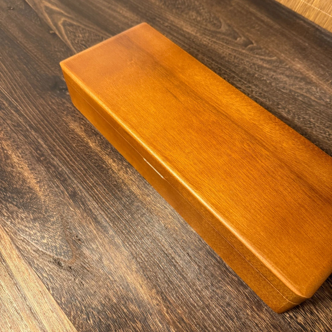 【闲鹤斋·文具盒】大号香樟木文具盒毛笔盒磁吸翻盖