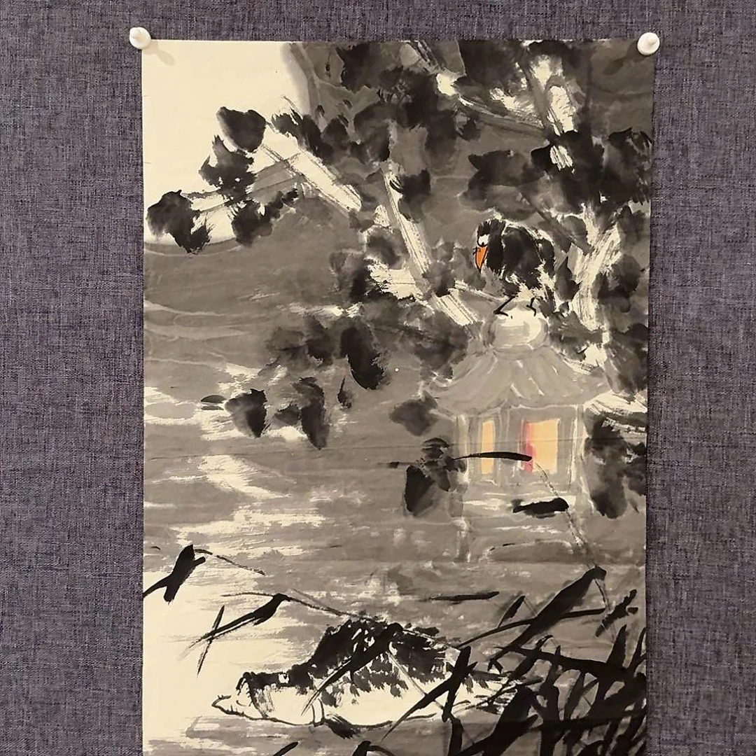 国画雷公老师作品画作