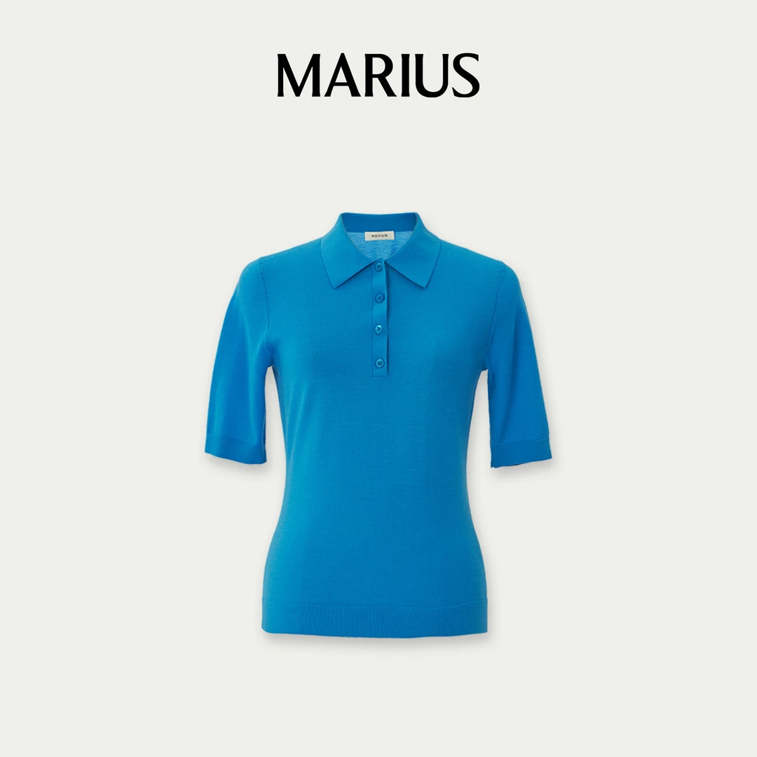 MARIUSMARIUS“高尔夫2.0“经典MIU系清爽校园单穿叠穿显气质POLO衫