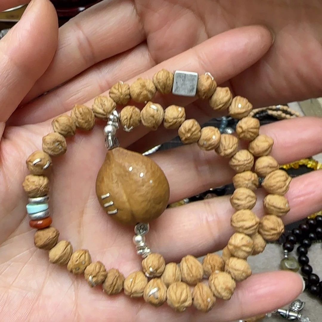 吊坠凤眼菩提双圈