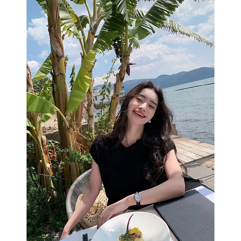 【香草黄】3121超柔软新款高品质圆领上衣