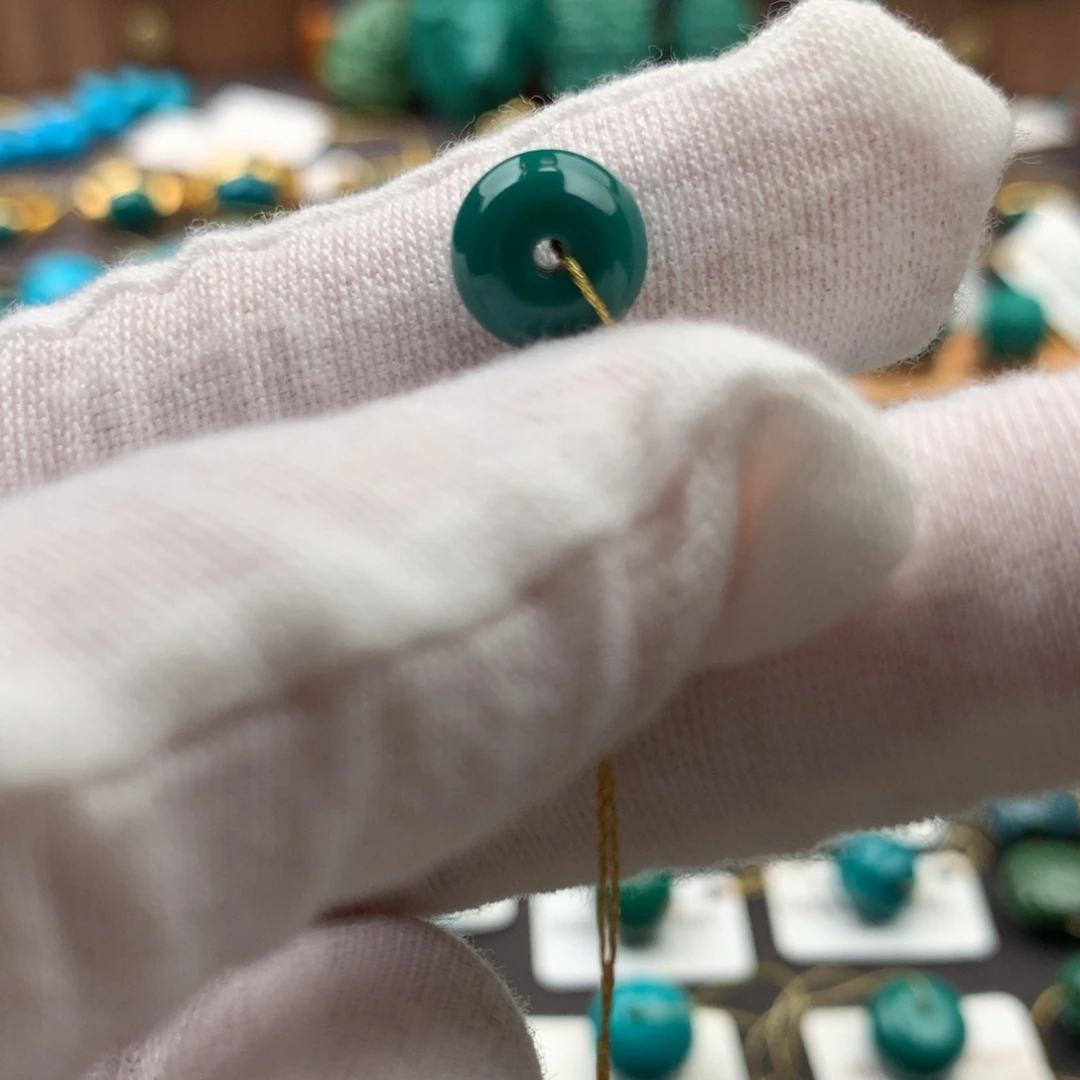 绿松石未镶嵌发饰9.0mm