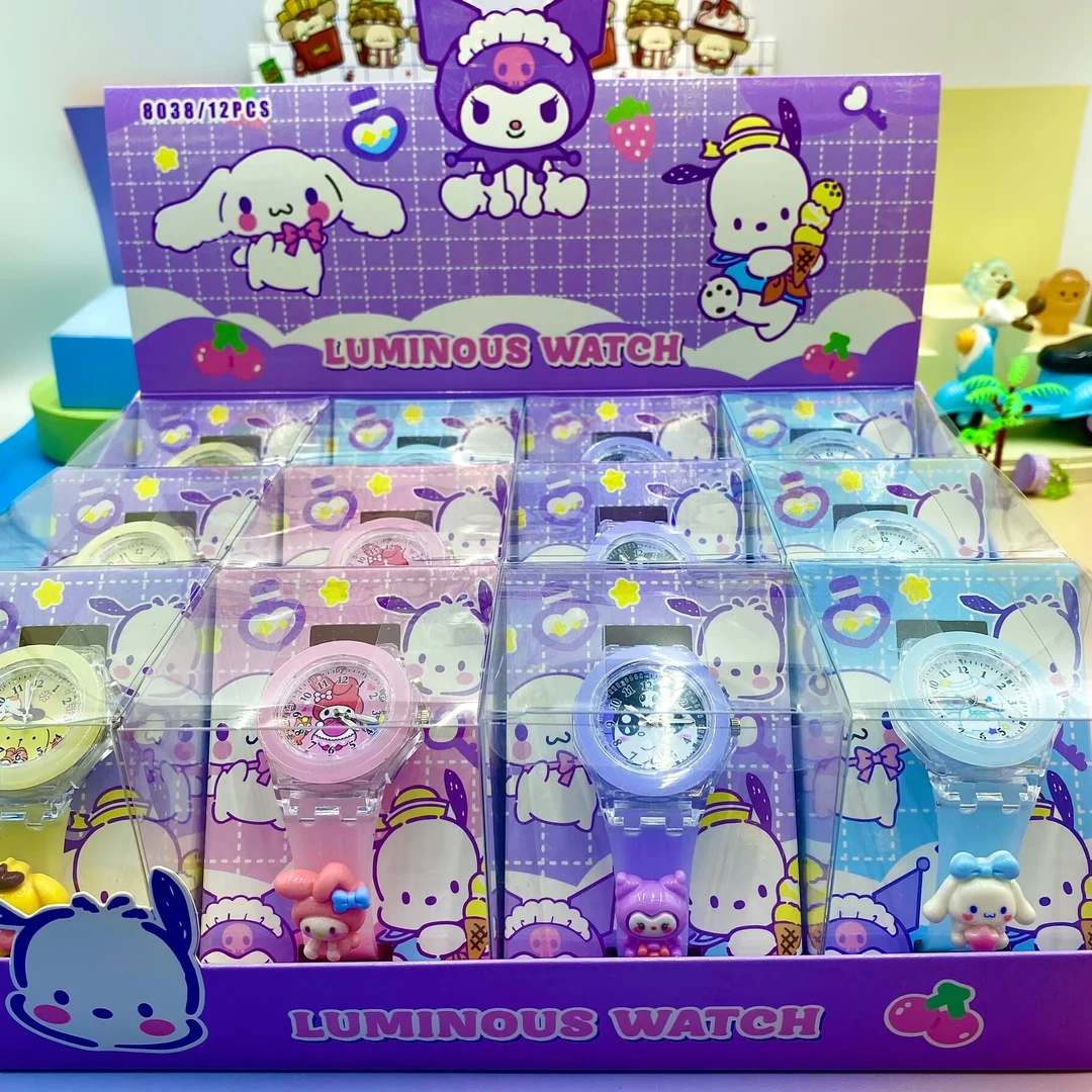 创意可爱卡通-夜光-闪光手表  儿童礼物