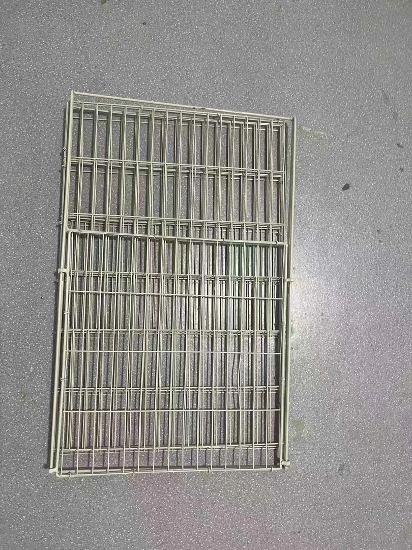 多功能上下落门加粗镀锌材质手工拼装笼