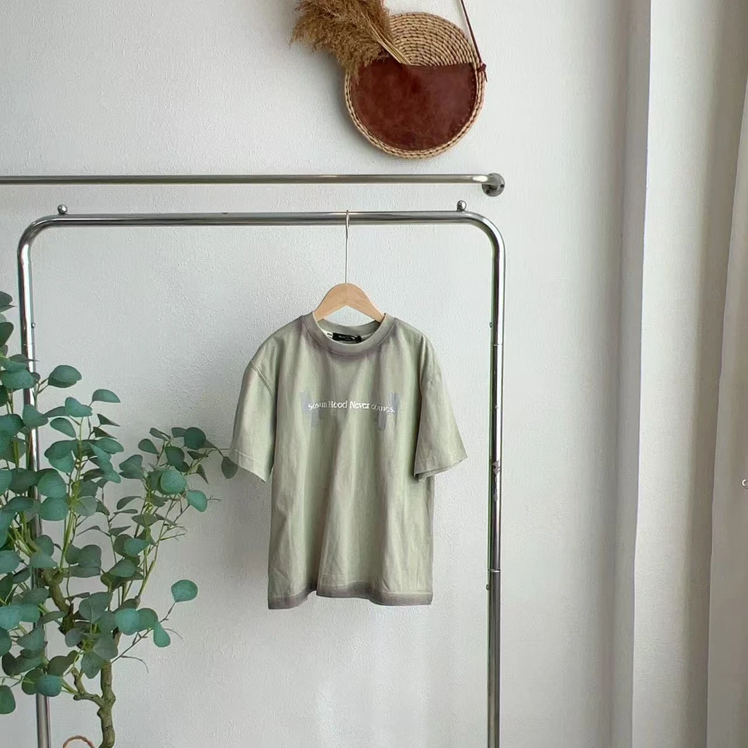 1173锁芥末绿短袖T恤