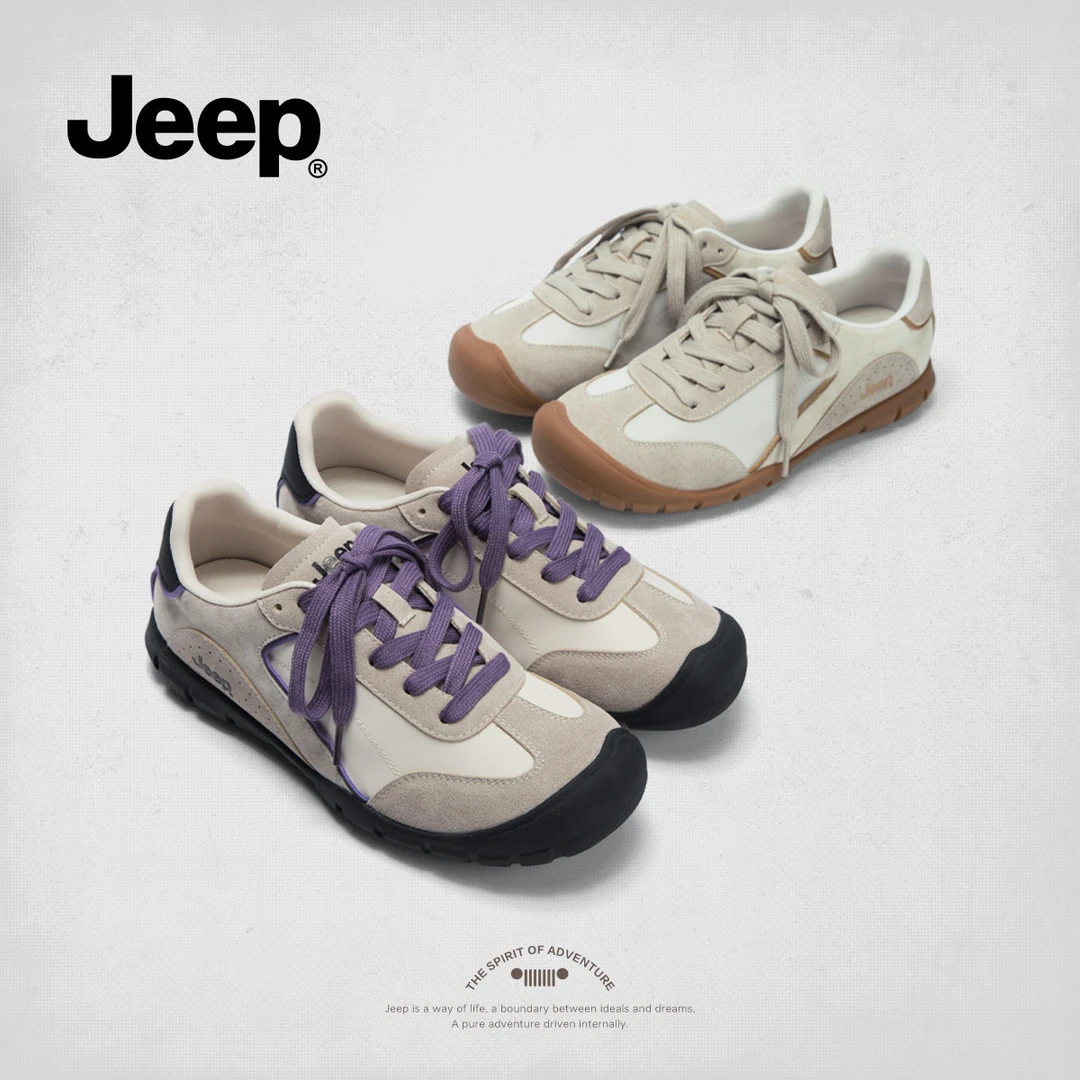 【Jeep】透气复古德训鞋+P651W12119