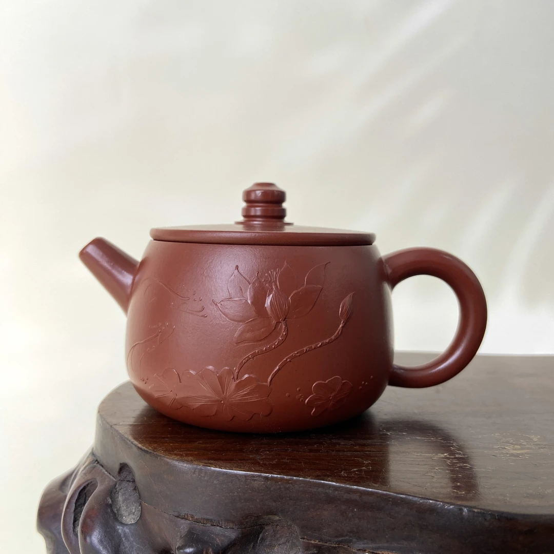 宜兴手工紫砂陶 （王小平）120cc茶壶GS4211-6