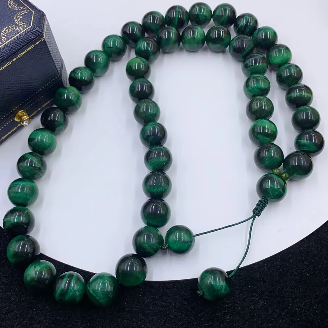 4635  绿色圆珠珠项链百搭多样性发货