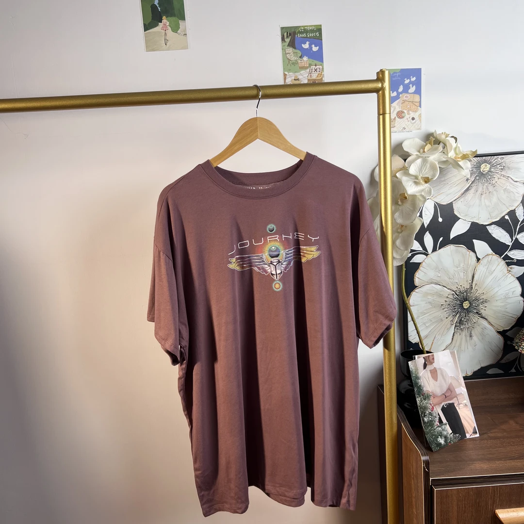 百搭休闲圆领韩版大版短袖25050303