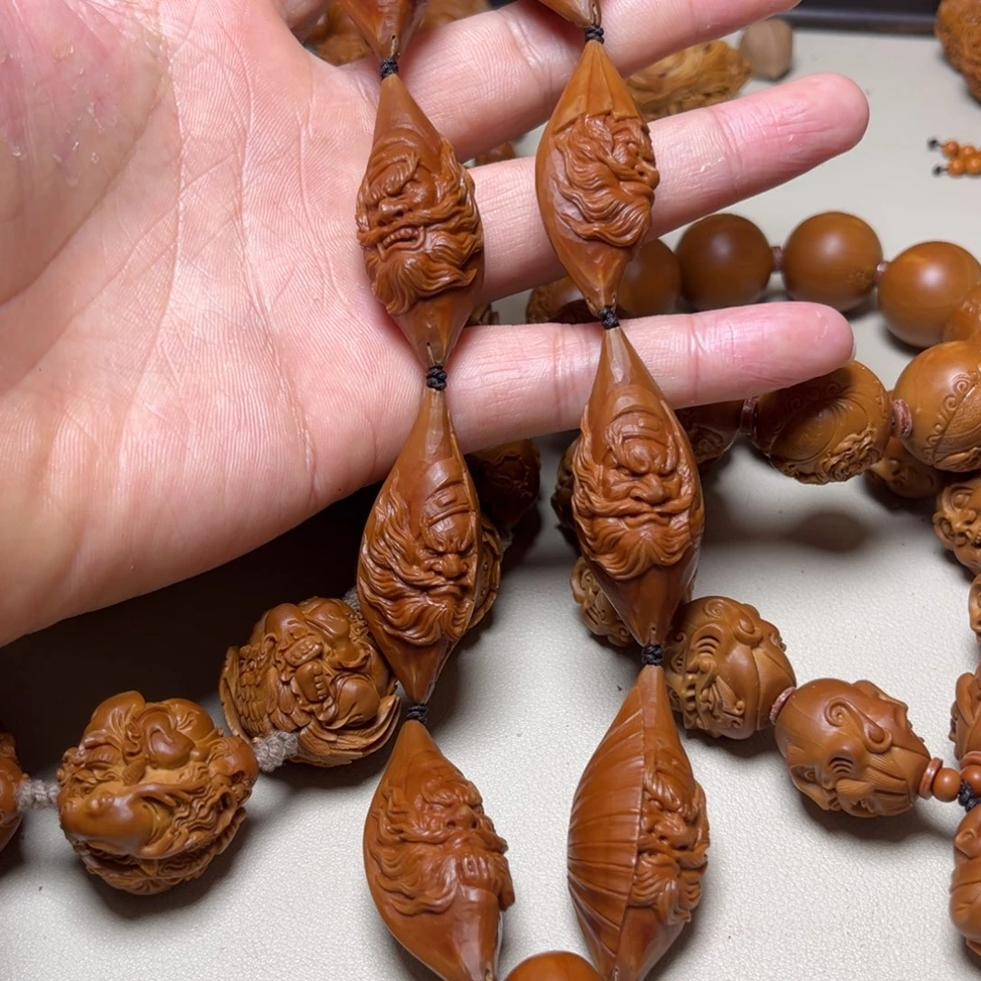 花****橄榄核手串橄榄核