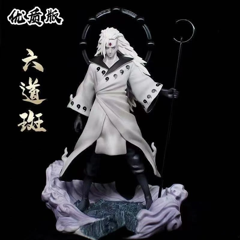 火影手办 六道斑 潮玩 桌面居家摆件三头雕动漫模型