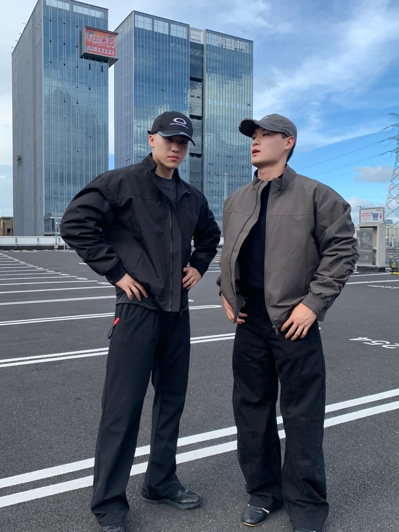 美式休闲男款飞行立领夹克三防硬汉风秋季百搭外套