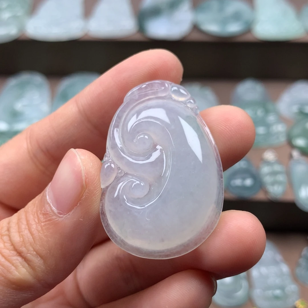 颈饰未镶嵌翡翠天然翡翠