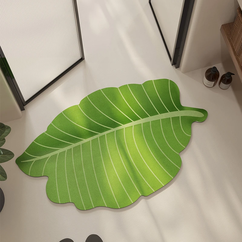 浴室吸水速干地垫卫生间防滑软硅藻泥脚垫家用淋浴房门口卧室地毯