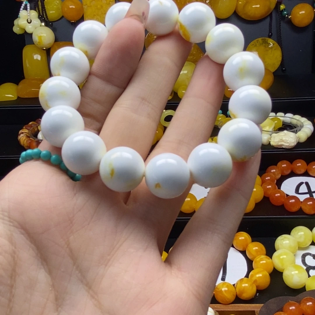 七****瓷白14手串一条精品